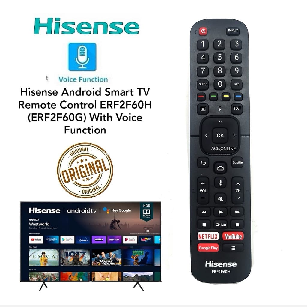 Hisense Android TV Voice Remote