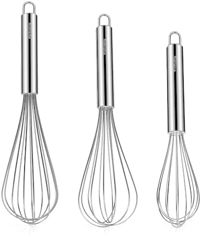 NileHome Mini Whisks Stainless Steel
