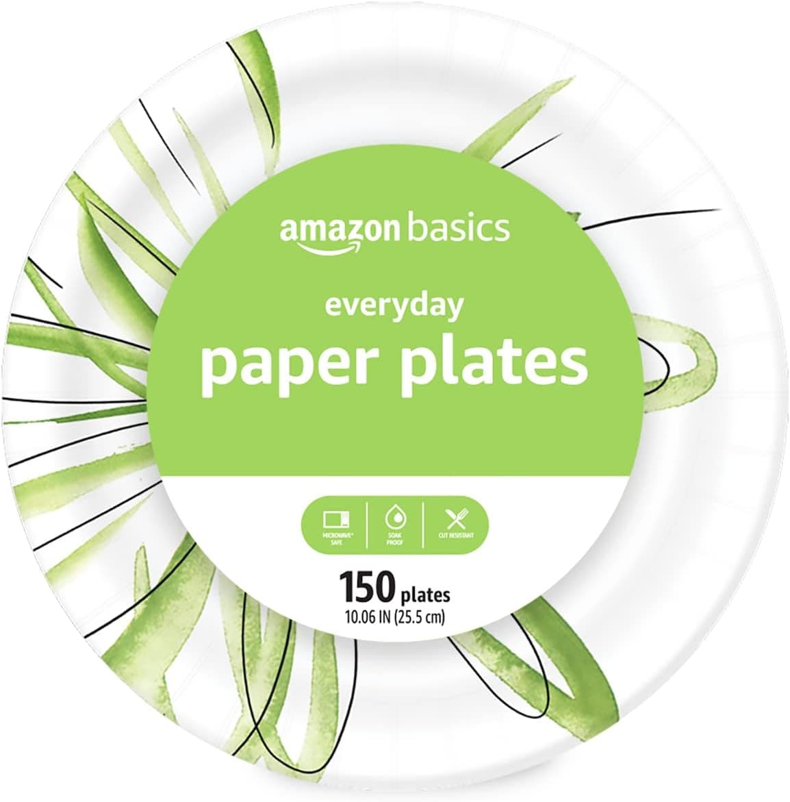 Amazon Basics Disposable Paper Plates