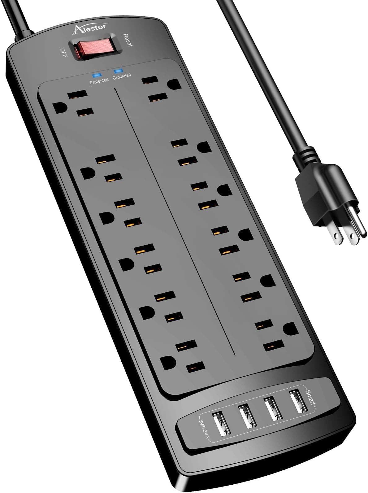Power Strip Surge Protector 12 Outlets